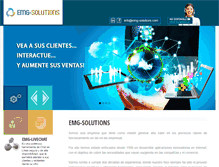 Tablet Screenshot of emg-solutions.com